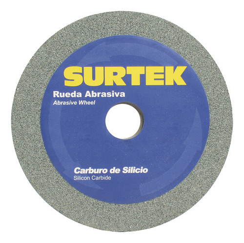 Rueda Abrasiva De Carburo De Silicio 6 X 1 Grano 60 Surtek 60