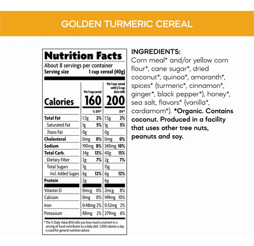 Natures Path Golden Turmeric Cereal 300g
