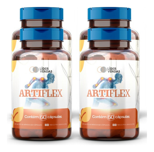 Artiflex- 60 Cápsulas 500mg C/4