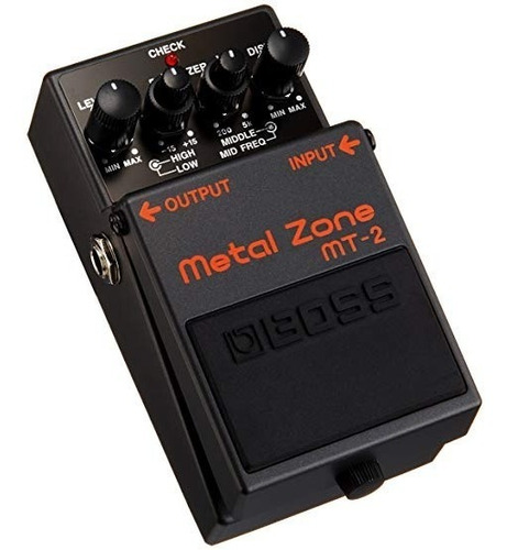 Imagen 2 de 7 de Pedal De Efecto Para Guitarra Boss Mt-2 Metal Zone