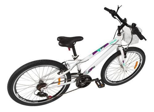 Bicicleta Caloi Ceci Aro 24 21v Branco