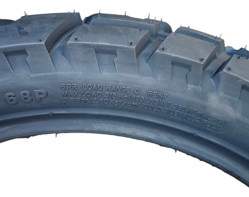 Llanta 120/80-18 Sayto 68p 6pr Tt Pg97b Dm200, Dm250