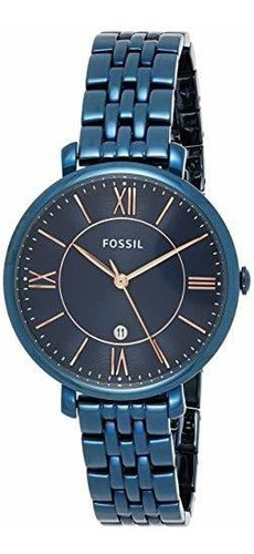 Cuarzo Jacqueline Mujer Fossil Reloj De Tres Brazos, Wua22