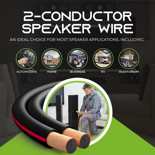 Cable De Altavoz 14 Awg 30 Metros Con Enchufes Banana 12 Pie