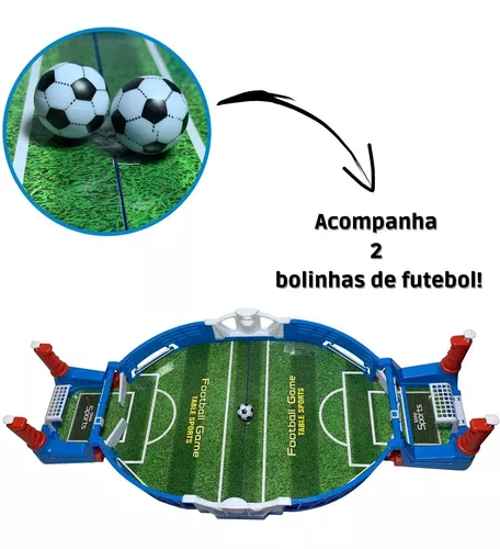 Brinquedo Mini Mesa Jogo Futebol Game Pinbol Divertido 57 Cm