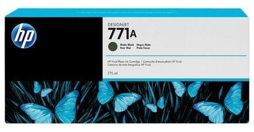 Cartucho preto mate Hp 771a 775ml