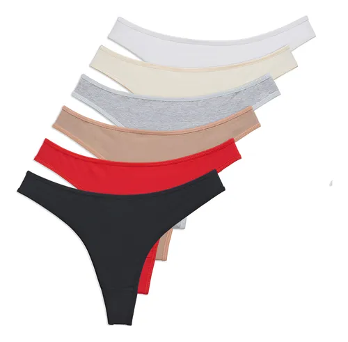 comprar Pack X 6 Bombachas Colaless Algodón Y Lycra Cf Art. 6185