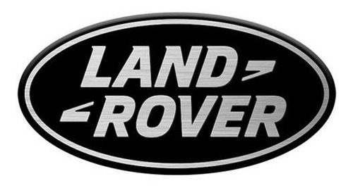 Emblema Automotivo Land Rover Black Resinado