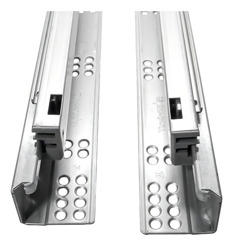Corr. Oculta C/ Amortecedor 350mm 35kg - Kit 2 Pares
