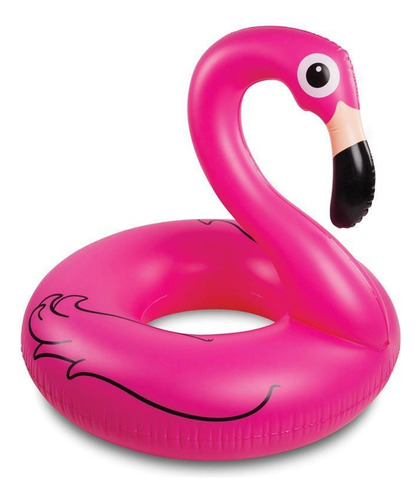 Boia Inflável Flamingo 90 Cm Praia Piscina Até 12 Anos