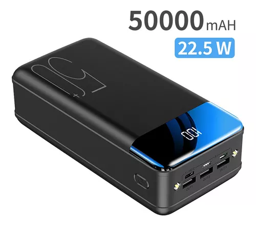 Power Bank Bateria Portatil 50000mah 22.5w Pila Portatil