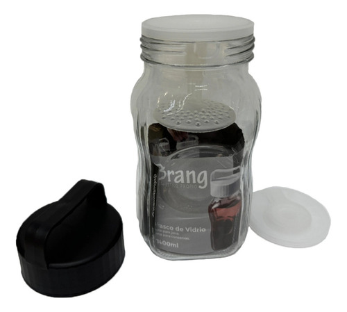 Frasco Vidrio 2 En 1 Jarra Recipiente Conservas Brang 1400ml