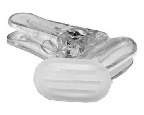 Presilha Acrílico Grande Com Silicone 3.6x8 Organizeit 32170