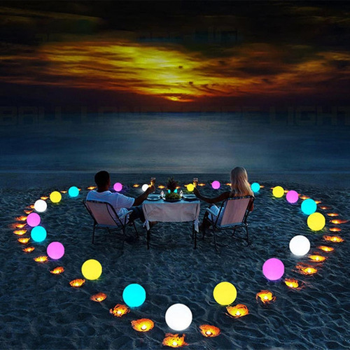 * Bola De Luz Led Que Intensamente Flotante Ip65 12cm