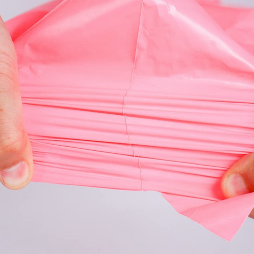 100 Bolsas Sobres De Plástico Para Paquetería 25*35cm Color Rosa