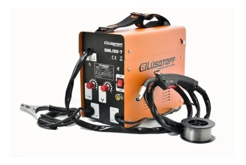 Imagen 4 de 8 de Soldadora Lusqtoff Sml130- Mig Flux 120 Amp + Rollo Alambre