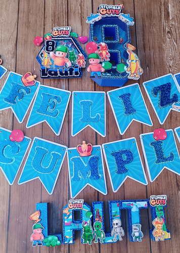 Kit Deco Cumple Personalizados Cotillón