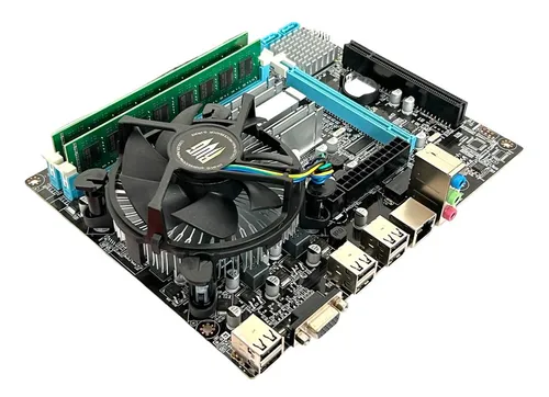 comprar Kit Placa Mãe Lga 775 + Pentium Dual Cpu + Mem. 2gb + Cooler