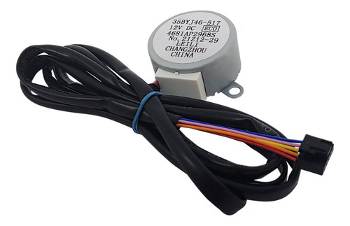 Motor Aleta Step Ar LG Asnq242crz1 Usnq182csz2 Original Novo