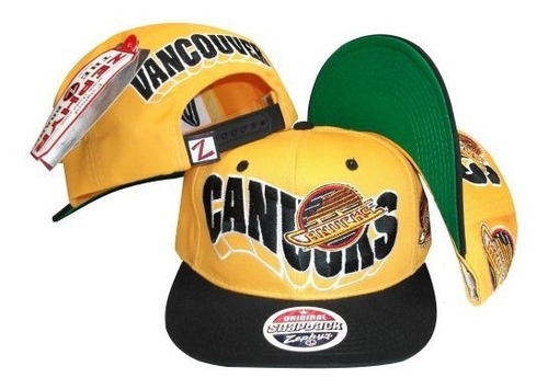 Gorra De Béisbol Hombre - Vancouver Canucks Amarillo-negro D