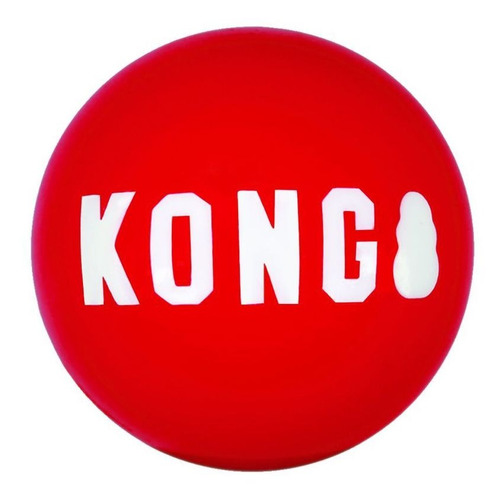 Imagem 1 de 2 de Kong Signature Ball Small Pequeno Brinquedo Bola Apito Cães