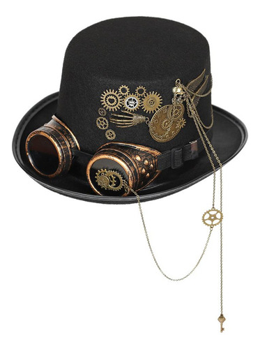 Victoriano Steampunk Con Gafas Clásicas, Conjunto De