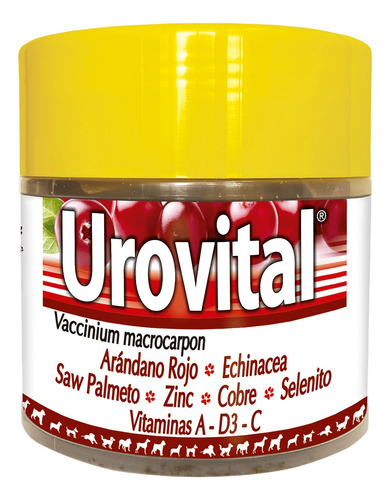 Urovital Vital Crunch Suplemento Renal Para Mascotas X 100