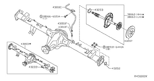 Rodamiento Trasero Nissan Xterra 2006 2007 4x4