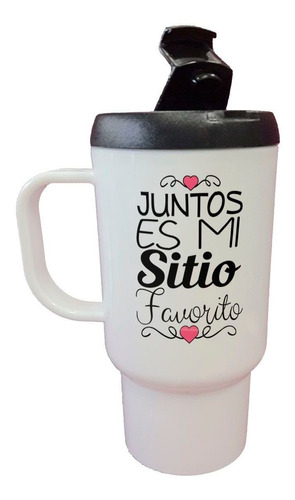 Jarro Termico Frase Estando Juntos Es Mi Sitio Amor