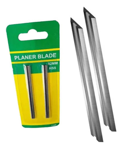 Kit 6 Facas Plaina Lâminas 82mm P/ Skil Bosch Black Decker