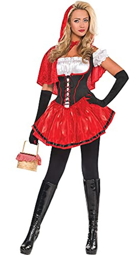 Disfraz De Mujer Amscan Caperucita Roja Disfraz De Halloween