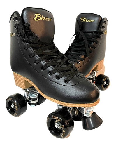 Patines Blazer Roller Quads Tacon Cafe Riel De Aluminio