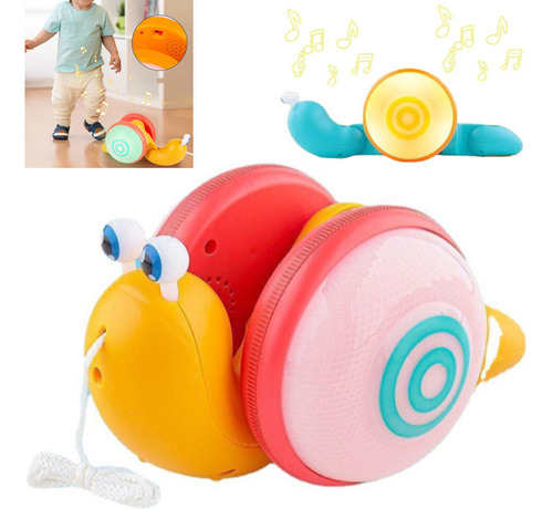 Juguete Baby Learning Crawling Snail Con Luces Y Música