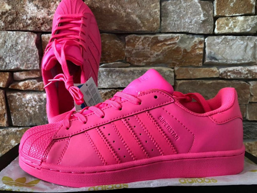 adidas superstar fucsia