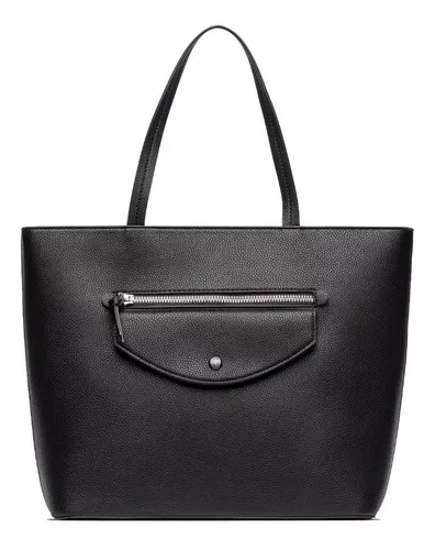 Cartera Bolso Grande Prune Shopper Nina Negra Con Tachas
