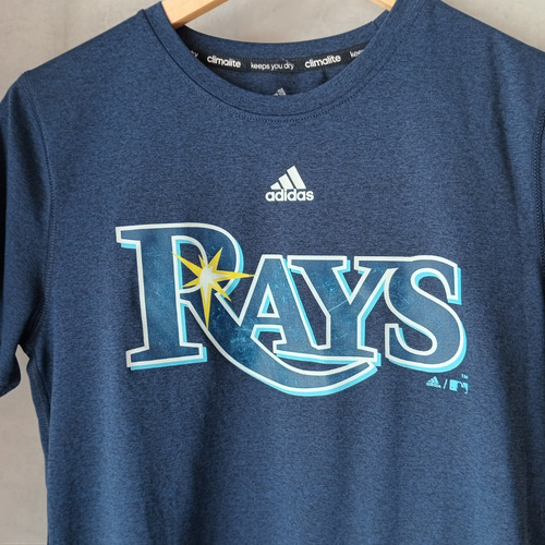 Remera Adidas Azul Con Estampa (Usado)