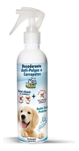 Desodorante Antipulgas E Carrapatos Mon Ami 200ml - Mon Ami