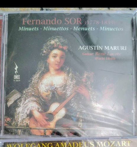 Fernando Sors. Minuetos Para Guitarra. ( Guitarra Lacote )