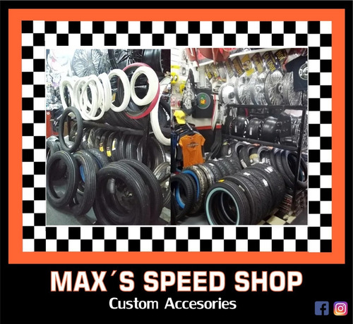 Cubierta 130/90-16 Dunlop Trasera Custom Sportster Maxspeeds