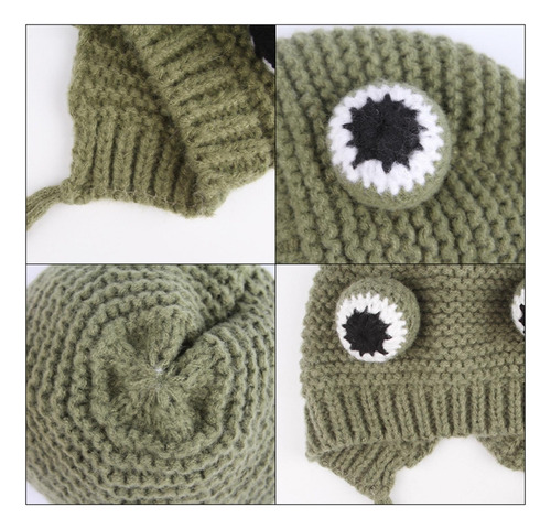 Gorro De Punto Para Perros Pequeños Con Dibujos Animados En