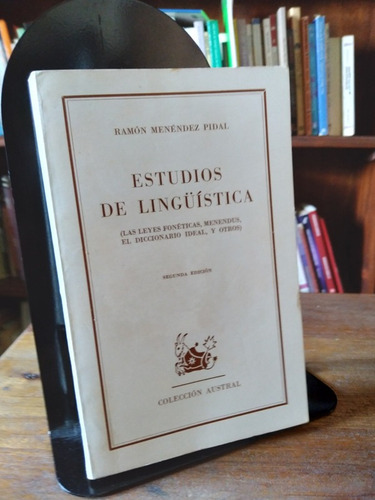 Estudios De Lingüística - Ramon Menendez Pidal