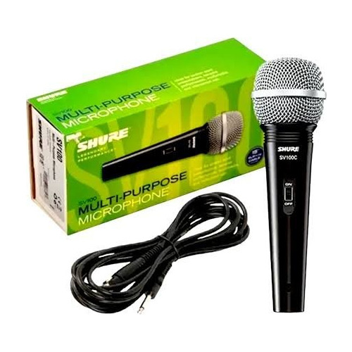 Micrófono Vocal Dinámico / Modelo Shure Sv100 / Marca:shure