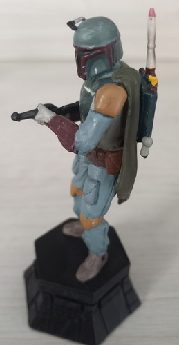 Miniatura Boba Fett Coleção Xadrez Star Wars Oficial Metal (Usado)