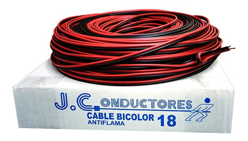 Caja De Cable Para Bocina Bicolor Cal 18