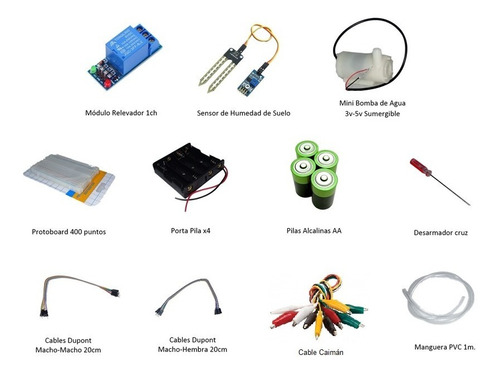 Imagen 1 de 10 de Kit De Riego Automático-inteligente Para Micro:bit Y Arduino