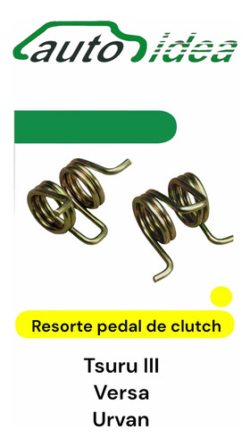 Resorte Para Pedal Clutch Urvan Y Tsuru 3