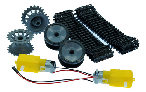 Carro Robot Programable Chasis Tanque Llantas Oruga 2 Pisos