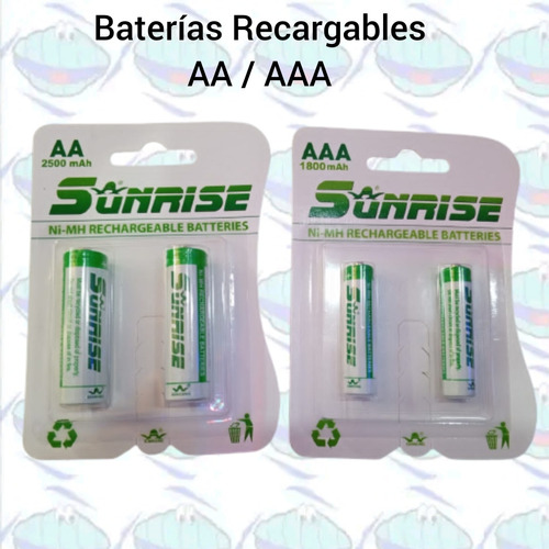 Pilas Recargables Aa / Aaa 