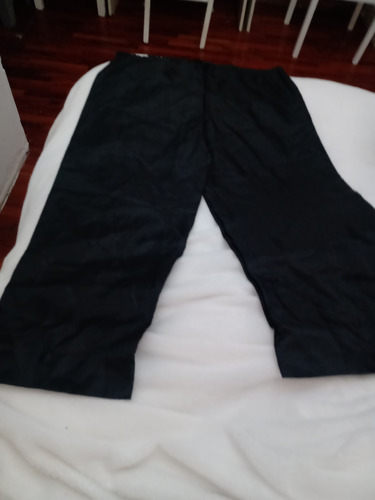 Pantalón Largo Tipo Seda T 12 Años Negro Para Repara Elastic