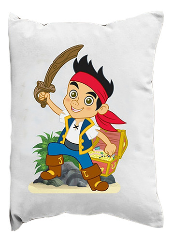 Almohadones -20 X 28 Jake Y Los Piratas - Souvenirs - 10 Un